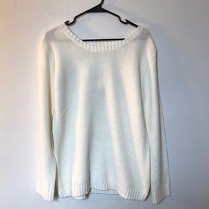 Cream sweater